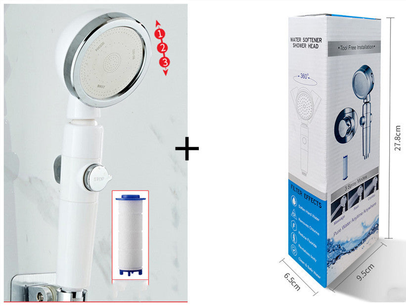Handheld Filter Shower Head – High-Pressure Water Purifying Nozzle