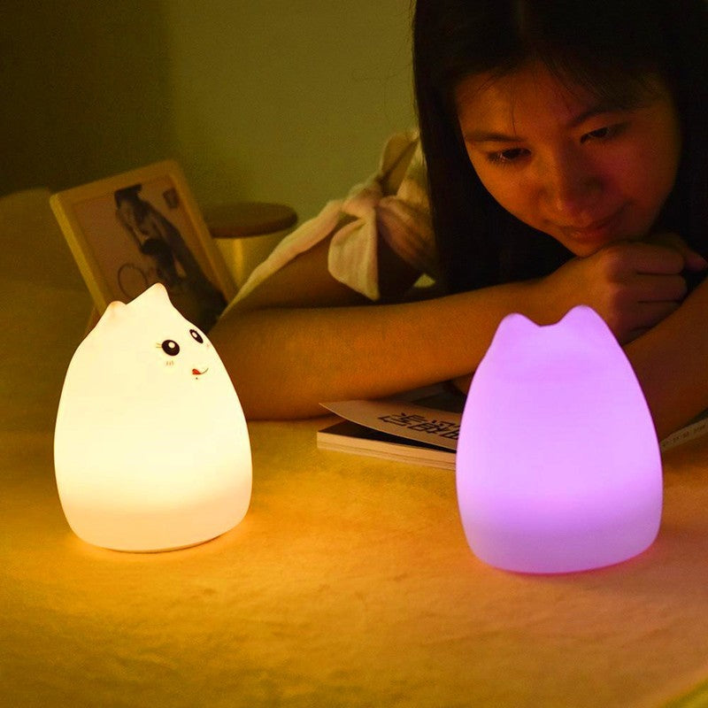 Silicone Night Light For Kids With Touch Sensor Glow