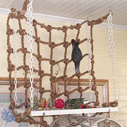Parrot Bird Hemp Rope Climbing Net Toy