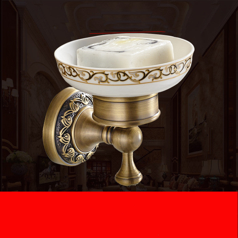 Brushed Copper Bathroom Hardware Set – Antique Brass Finish Metal Kit with Durable Surface Treatment