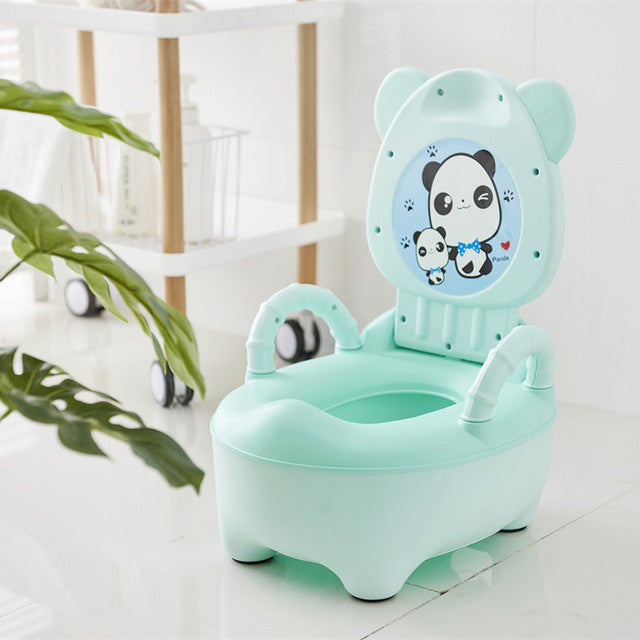Portable Children’s Potty Toilet Seat with Backrest – Comfortable Baby Basin