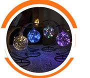 LED Rattan Ball String Lights Creative Copper Wire Decorative Lamp for Bedroom and Christmas