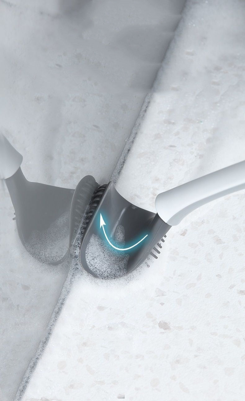 Silicone Bathroom Cleaning Kit – Non-Scratch Scrub Brushes for Tub, Tile & Sink