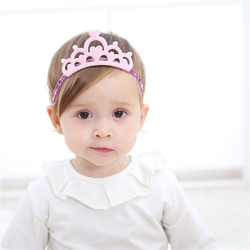 Baby Crown Headdress – Soft & Adjustable Party Hair Accessory