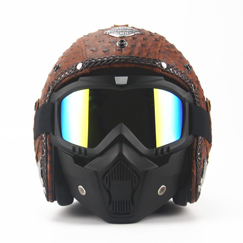 Handmade Four Seasons Retro Halley Helmet