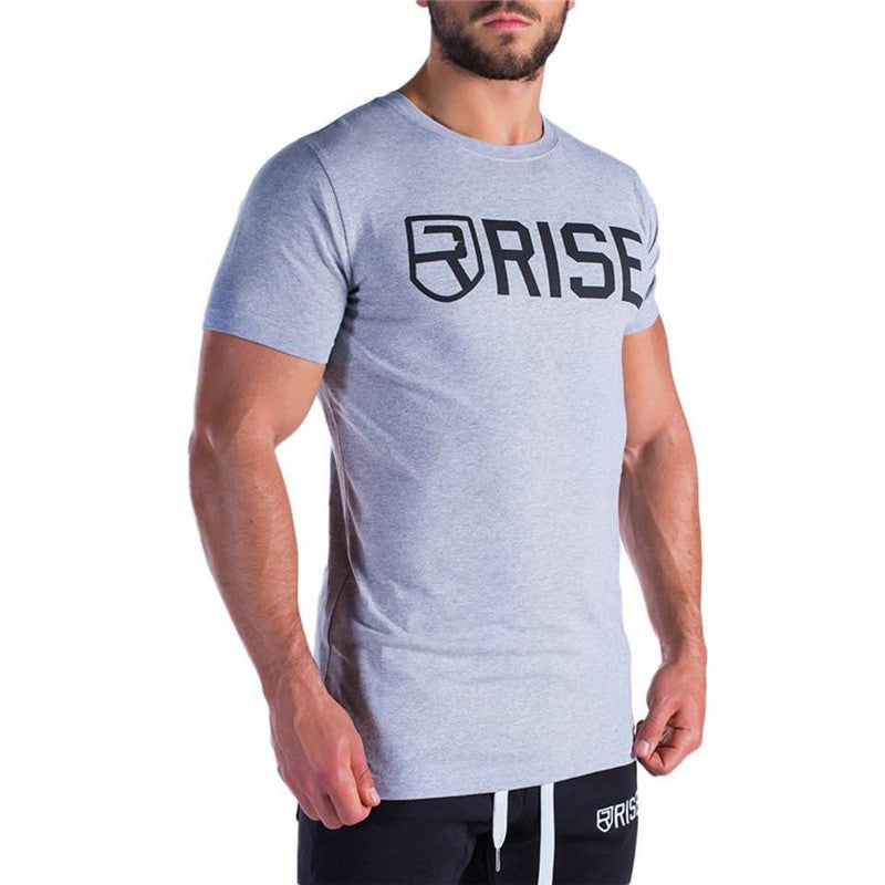 Men's muscle fitness t-shirt