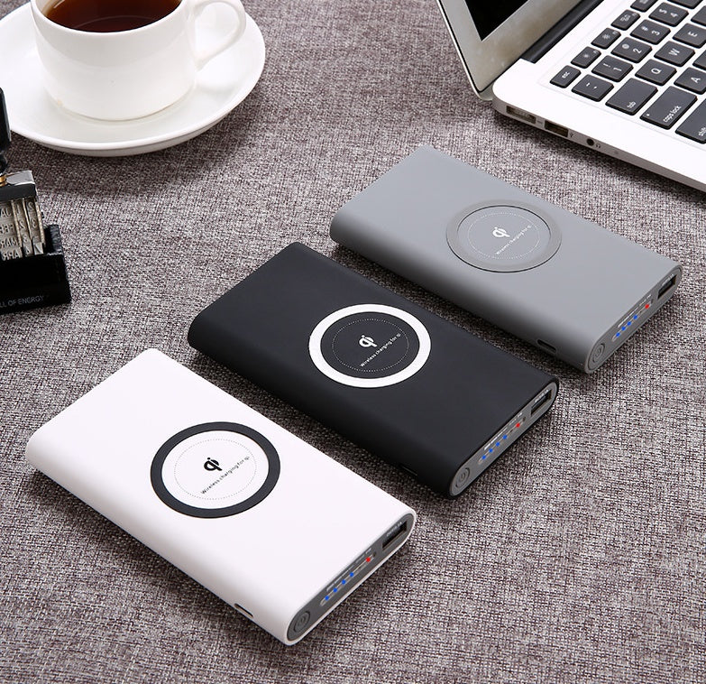 3-in-1 Wireless Power Bank – Large-Capacity Fast Charging, USB-C In/Out for Phone, Earbuds & Watch
