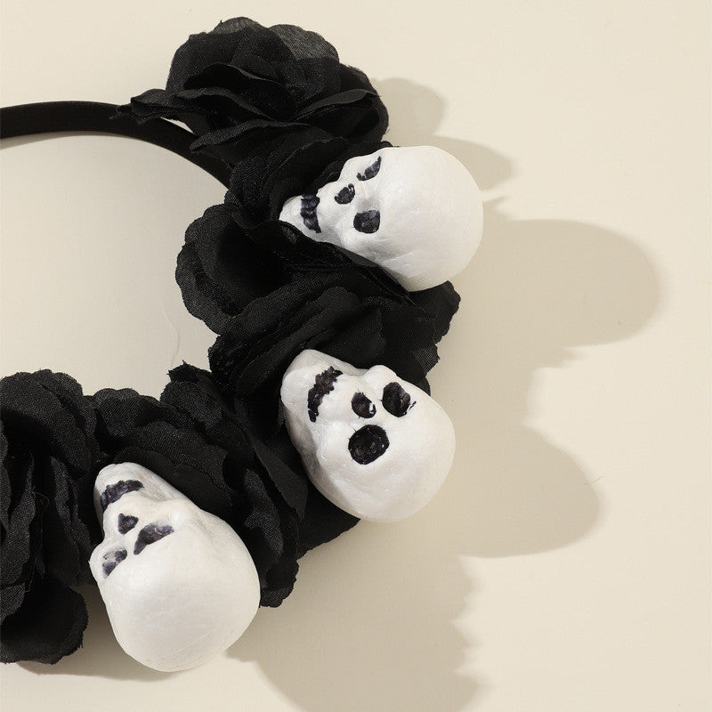 Women's Fashion Simple Halloween Party Skull Belt