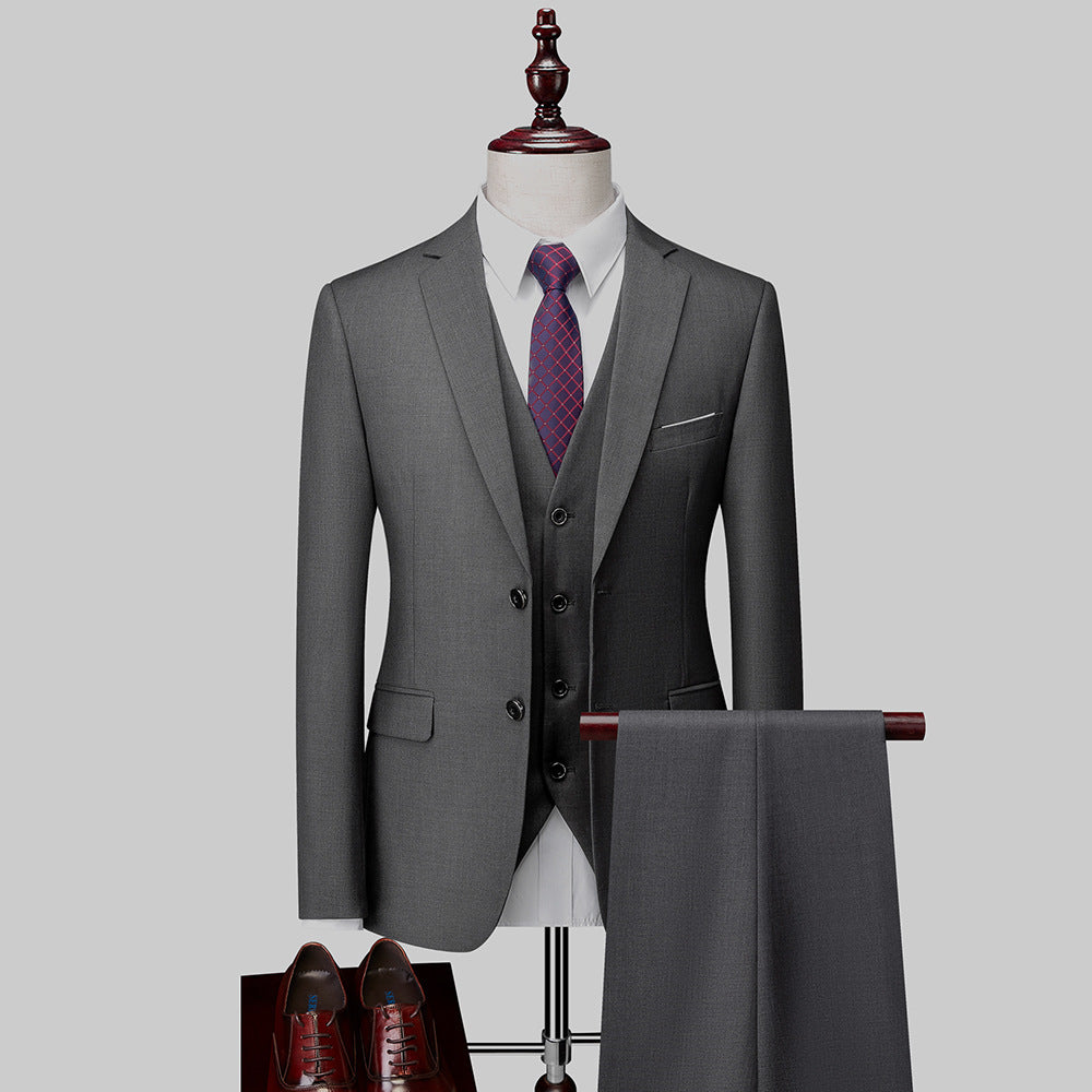Suit Men's Bridegroom Business Casual Suit Vest