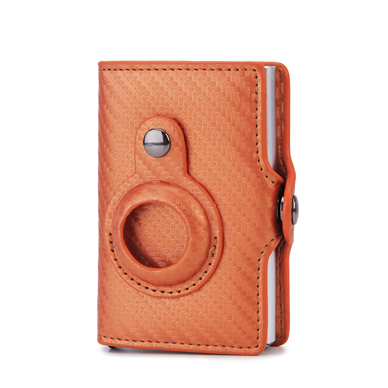 Multifunctional Men's Short Card Holder Wallet with AirTag Slot