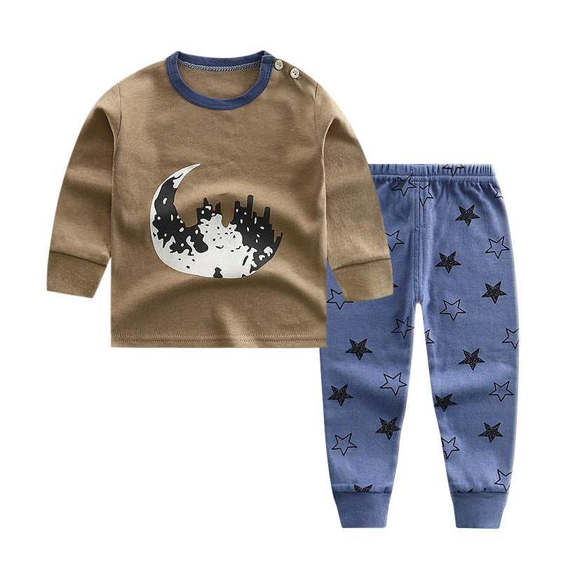 Children’s Long Sleeve Solid Color Clothing – Casual Outfit