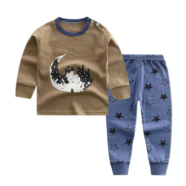 Children’s Long Sleeve Solid Color Clothing – Casual Outfit