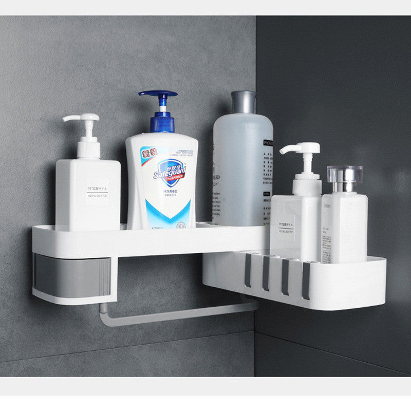 Bathroom Corner Shelf – Wall-Mounted Storage Rack