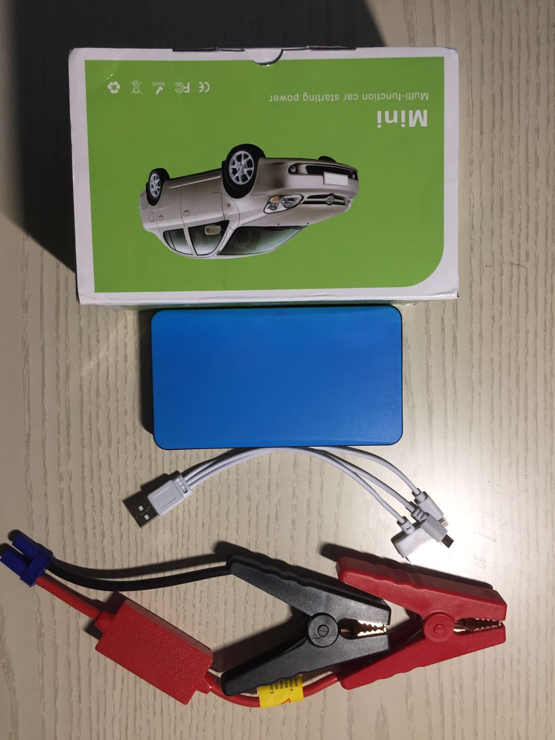 Car Emergency Jump Starter Power Bank – Portable Charging Device