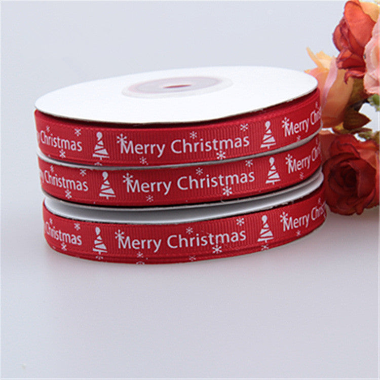 1cm Christmas Threaded Ribbon Sm1cm Christmas Threaded Ribbon Small Roll – Holiday Gift Wrapping and Craft Ribbonll Roll