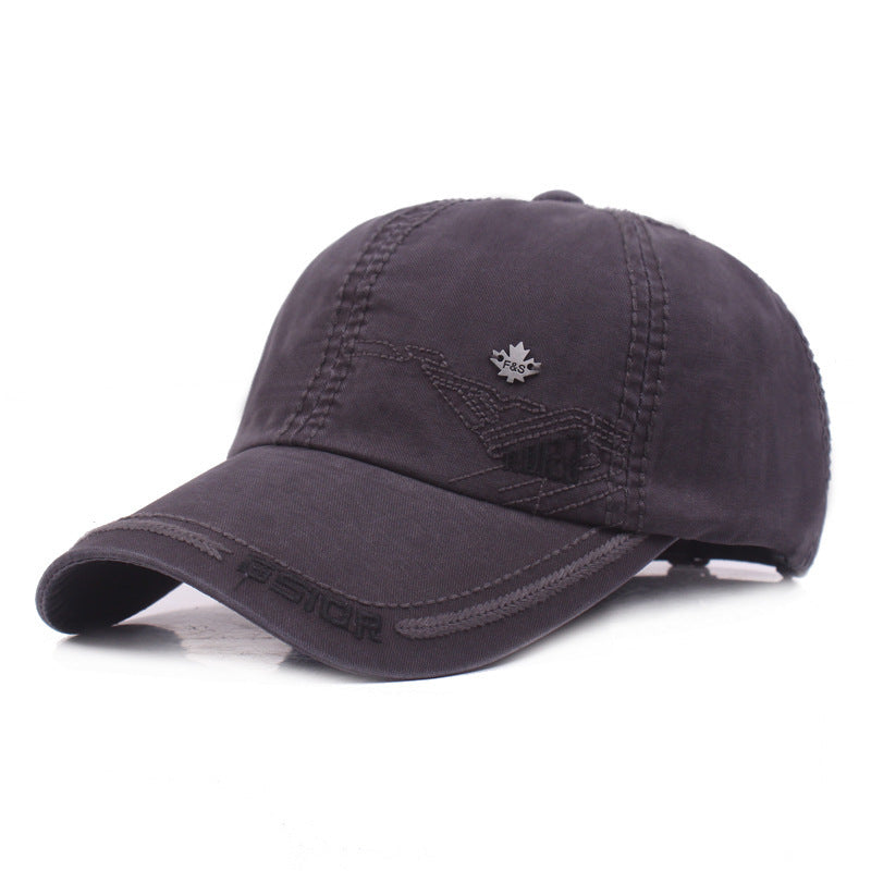 Cotton Baseball Cap – Lightweight Sun Hat for Spring & Autumn