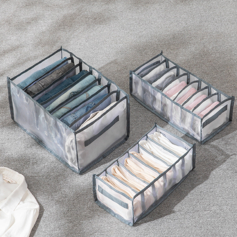 Clothes Storage Box Drawer Divider Bag Mesh