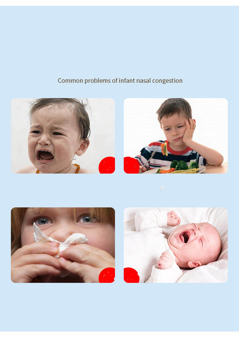 Baby Mouth Suction Nasal Aspirator – Gentle Nose Cleaner with Anti-Backflow Design