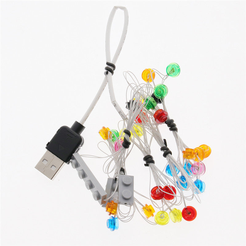 LED String Light Kit for Gingerbread House 10267 Model (Lights Only)
