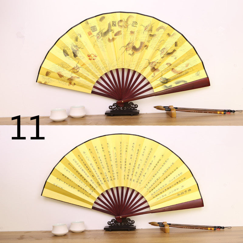 Bamboo craft fan