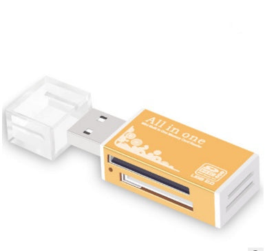 Multi-in-One Mini Card Reader – High-Speed Universal USB for SD/TF, Mobile Phones & Cameras