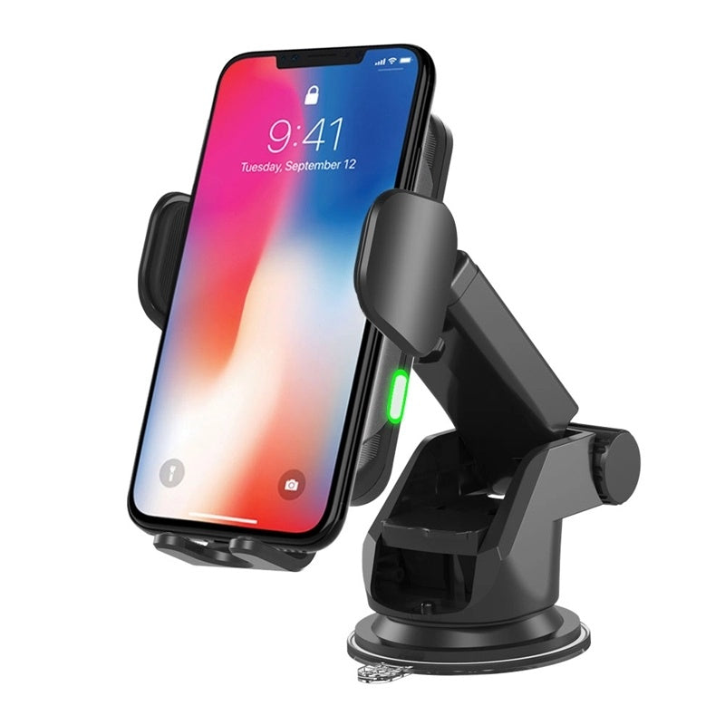 10W Fast Wireless Car Charger – Qi Phone Mount for Vent/Dash/Windshield
