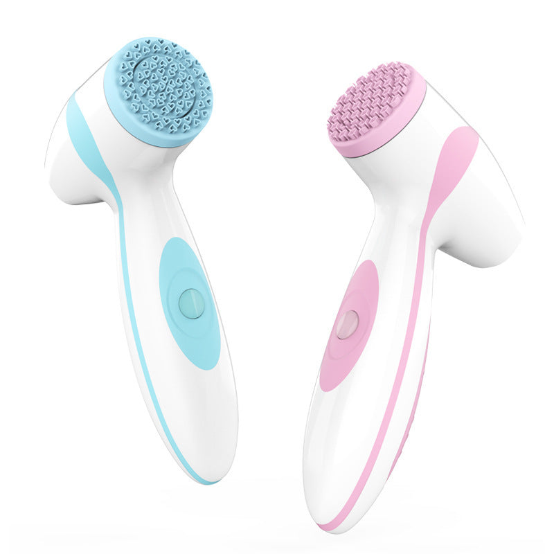 Silicone Waterproof Ultrasonic Facial Cleanser For Home Use