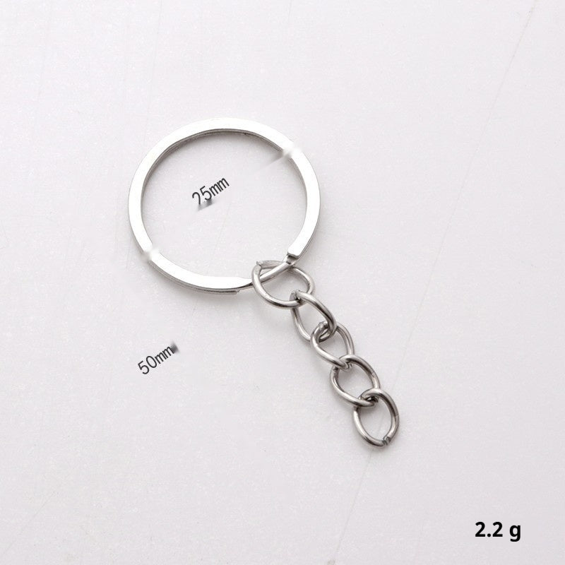 25 Key Ring With Chain Lobster Buckle Diy Ornament