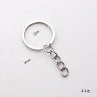 White Flat Ring 4 Sections