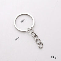 White Flat Ring 4 Sections