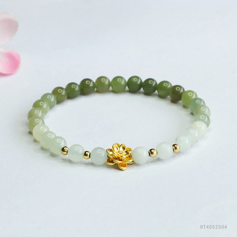 Clear Water Gradient Bracelet Ancient Style Jade Wholesale Live Broadcast Delivery