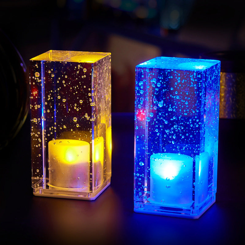 Bar Table Lamp LED Rechargeable Bar Table Lamp Night Light Clear Bar Table Lamp