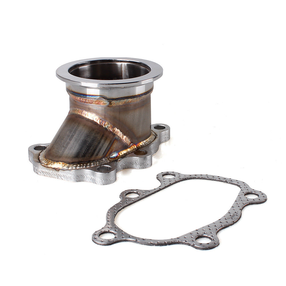The 5-hole Flange Base Of The Turbocharger Is Equipped With Gaskets