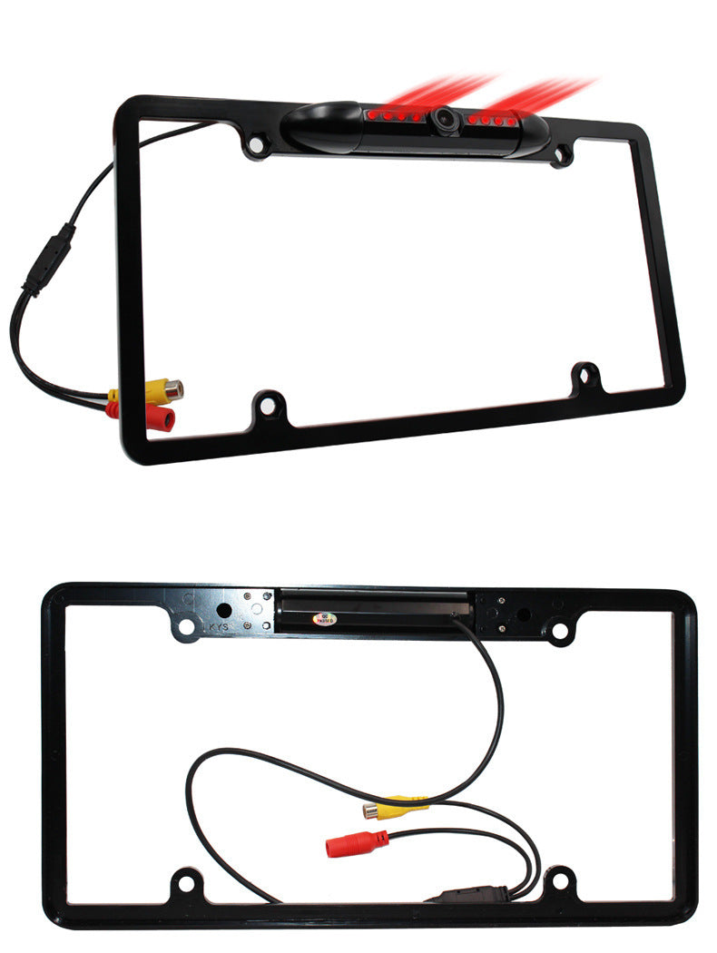 License Plate Wireless Rear View Backup Camera – Easy Install & IP67 Waterproof