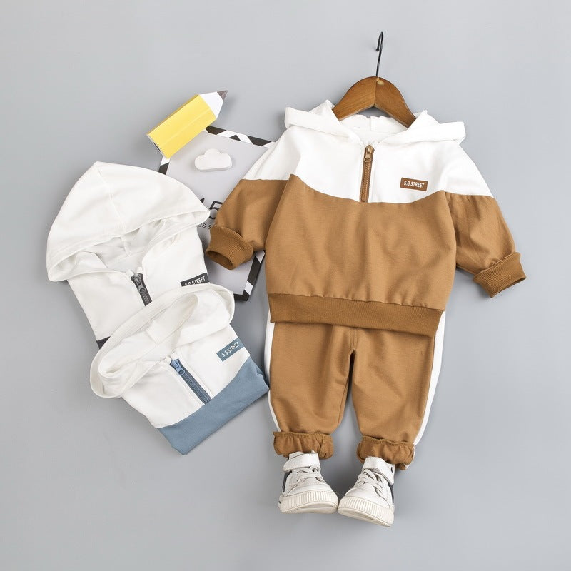 Children’s Hooded Sports Suit – Casual Hoodie and Pants Outfit