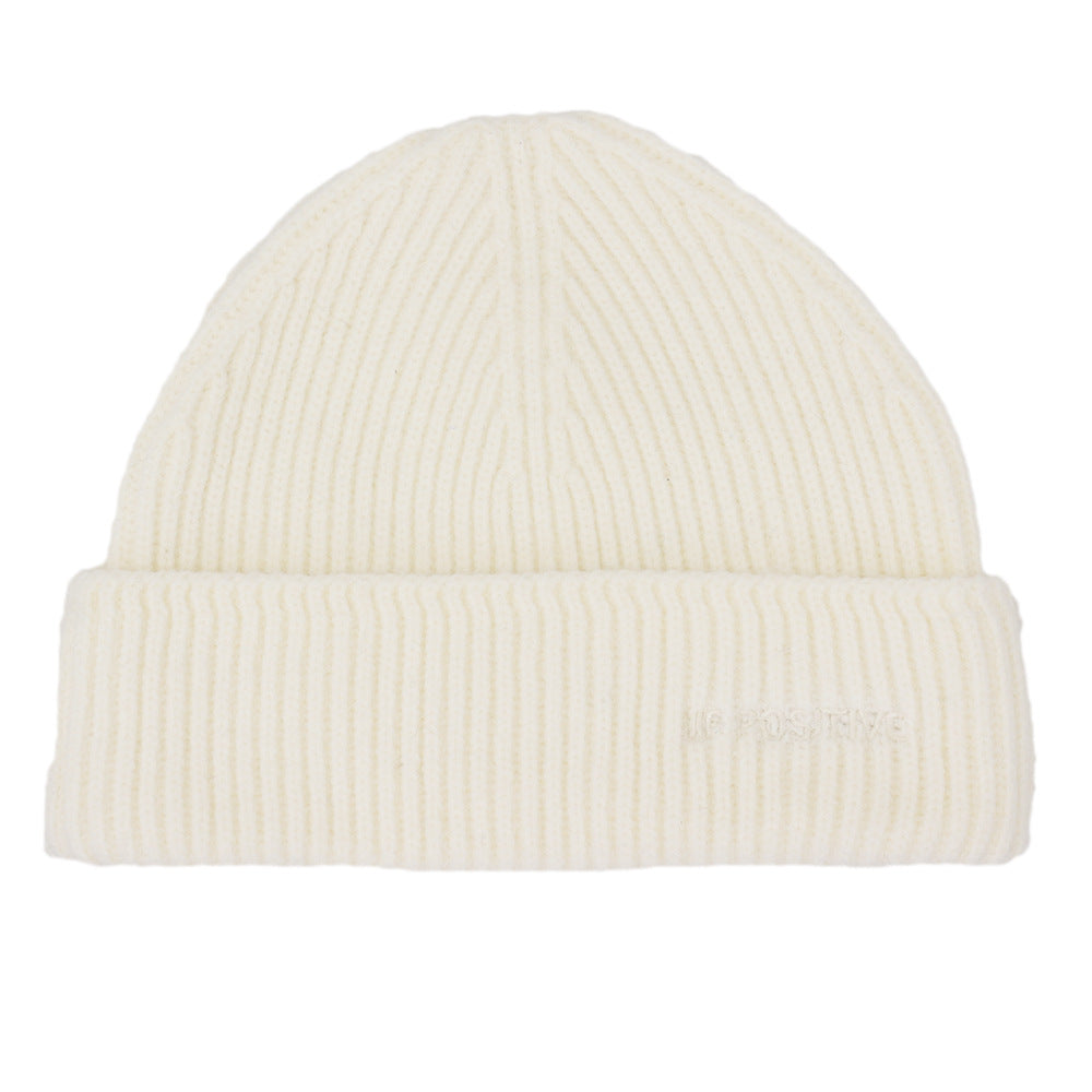 Women's Thick Knitted Woolen Hat To Keep Warm