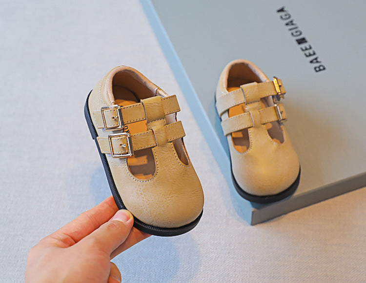 Children's Shoes College Style Soft Sole Girls Princess Shoes Baby Single Shoes