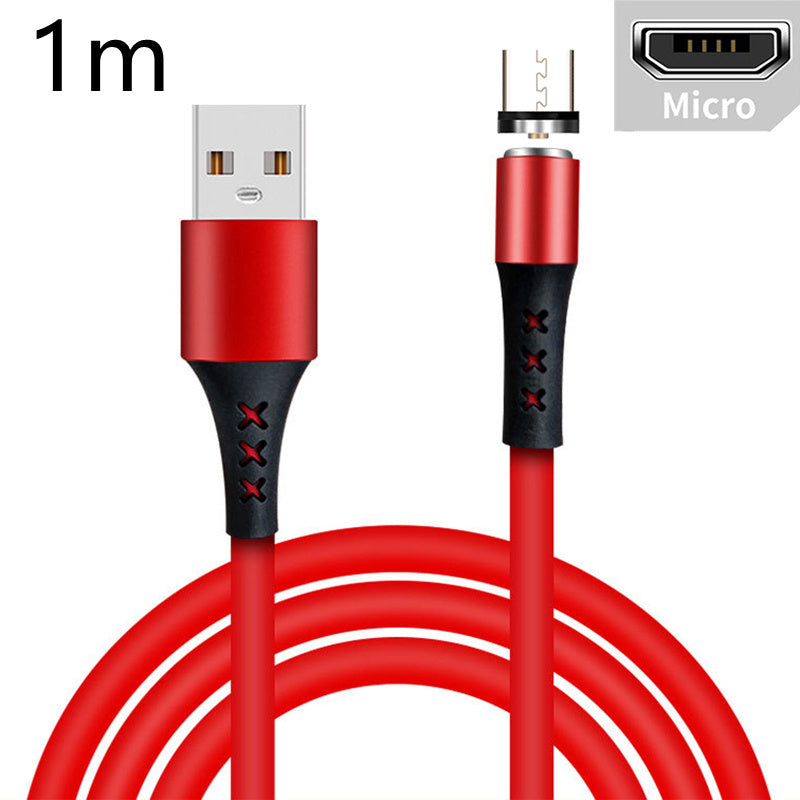 Silicone Fast Charging Mobile Phone Data Cable