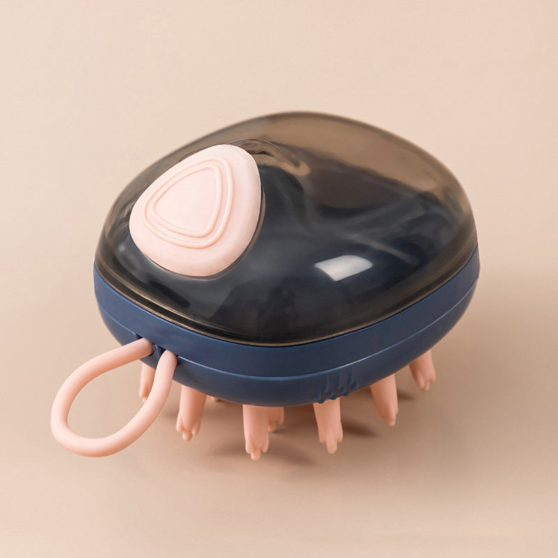 2-in-1 Shampoo Dispensing Pet Bath Brush – Dog & Cat Grooming