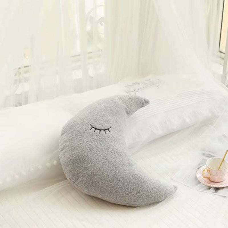 Sky Series Plush Pillow Cloud Moon Raindrop PP Cotton