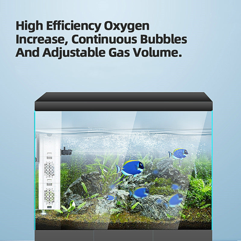 Built-in 4 In 1 Aquarium Filter In The Fish Tank