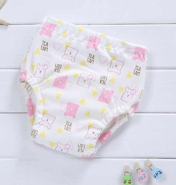 Baby Infant Toddler Cotton Training Pants – Reusable Cloth Underwear for Girls