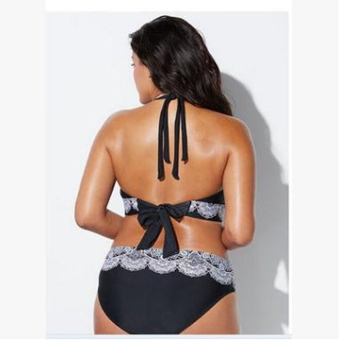 Women’s Printed Split Bikini Set – Beach Swimwear