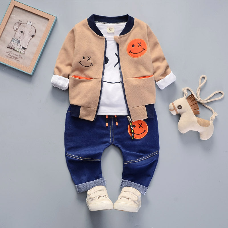 Dinosaur Long Sleeve Baby Sweatshirt – Cotton Toddler Pullover