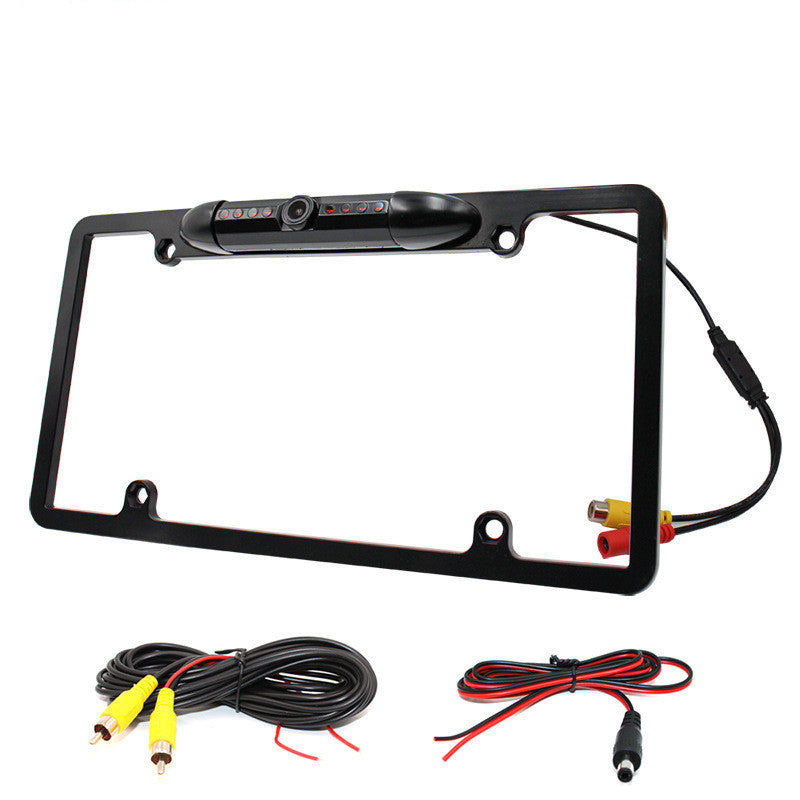 License Plate Wireless Rear View Backup Camera – Easy Install & IP67 Waterproof