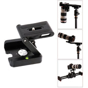 Z Flex Lightweight CNC Machined Aluminum Alloy Tilt Head with Multi-Angle Folding and 3kg Load Capacity
