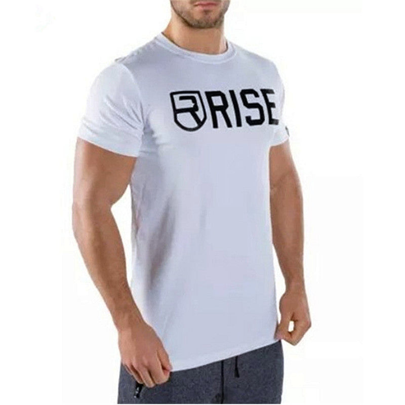 Men's muscle fitness t-shirt