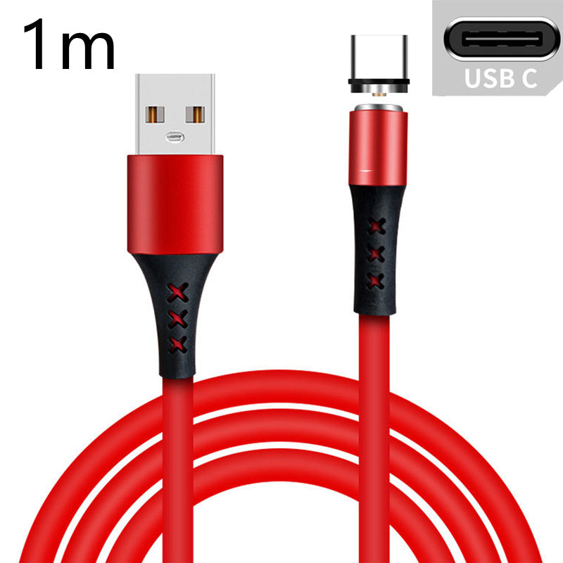 Silicone Fast Charging Mobile Phone Data Cable