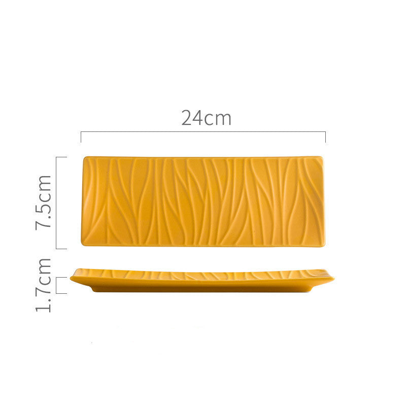 New Bone China Sushi Plate Rectangular Serving Dish