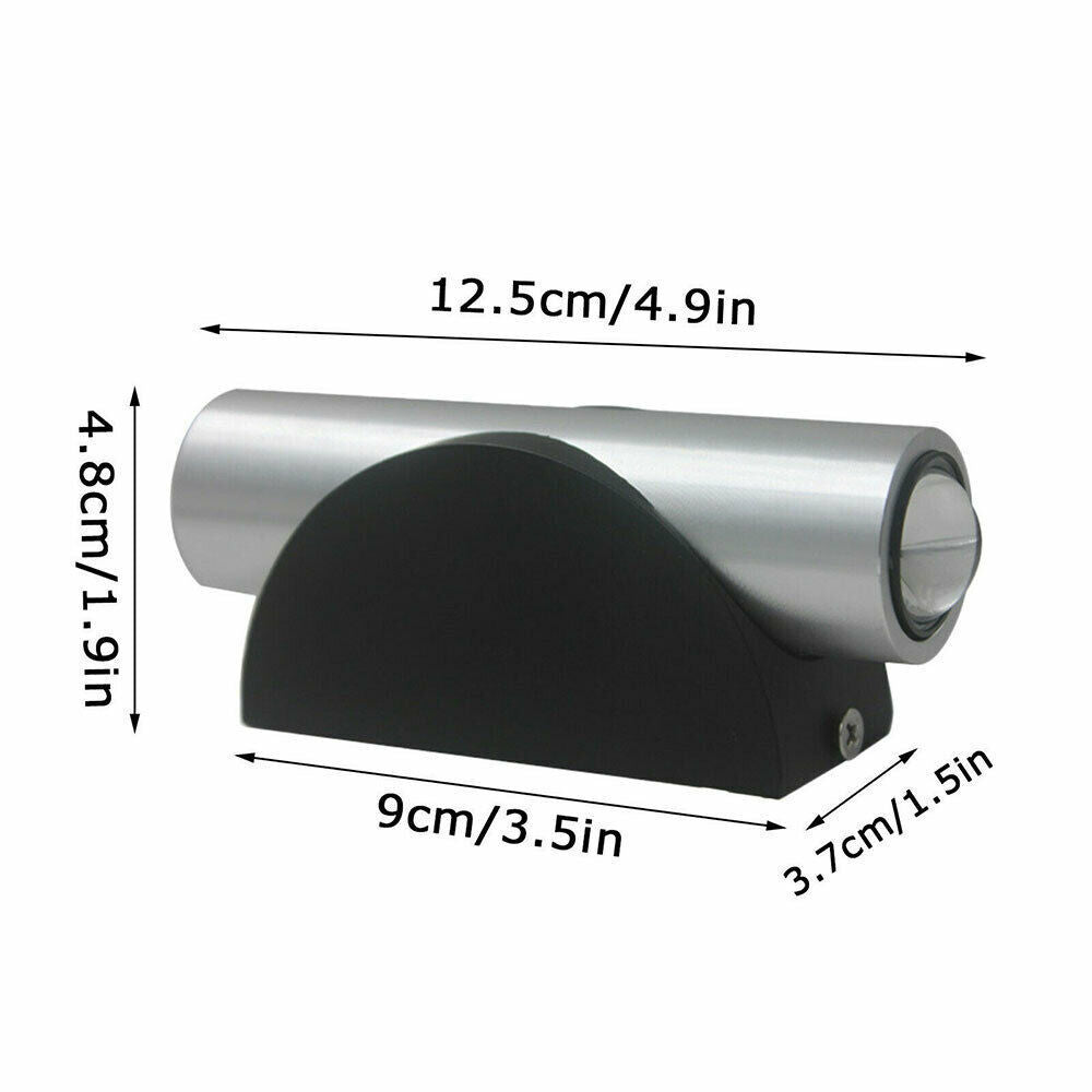 LED Aluminum Frame Wall Lamp Indoor 85-265V Decorative Lighting for Corridor Living Room and Bedside
